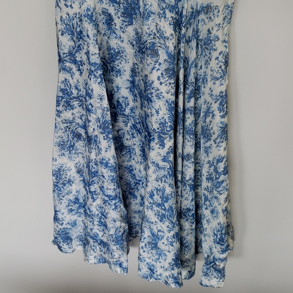 Vintage Floral Satin Cocktail Swing Dress - Picture 4 of 4